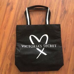 Victoria’s Secret Black and silver tote bag